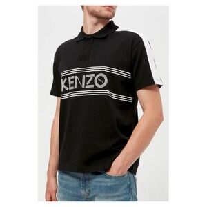 KENZO • Sport Logo Polo Shirt in Black